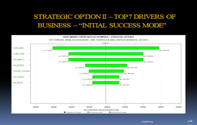 Strategic Option II - Top 7 Drivers of Business - Initial Success Mode